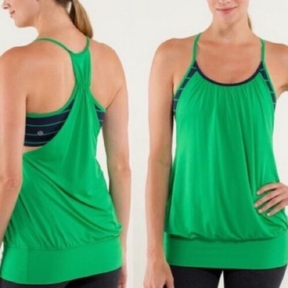 Lululemon Green No Limits Tank